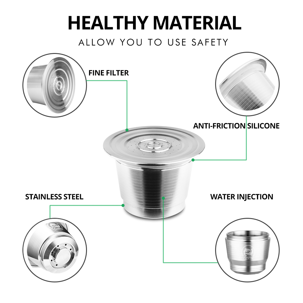 Nespresso แคปซูลกาแฟแบบใช้ซ้ํา - Quality Coffee Equipment บทวิจารณ์และราคา
