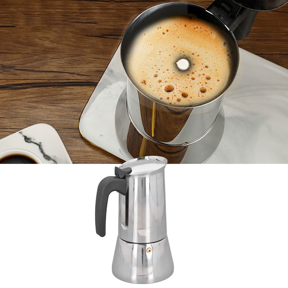 หม้อโมก้าพอทสแตนเลส ความจุขนาด - Quality Coffee Equipment บทวิจารณ์และราคา